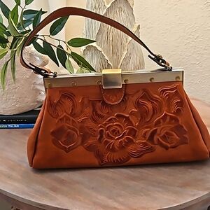 Patricia Nash hand tooled purse
